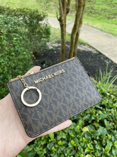 michael kors keychain men|michael kors coin purse keychain.